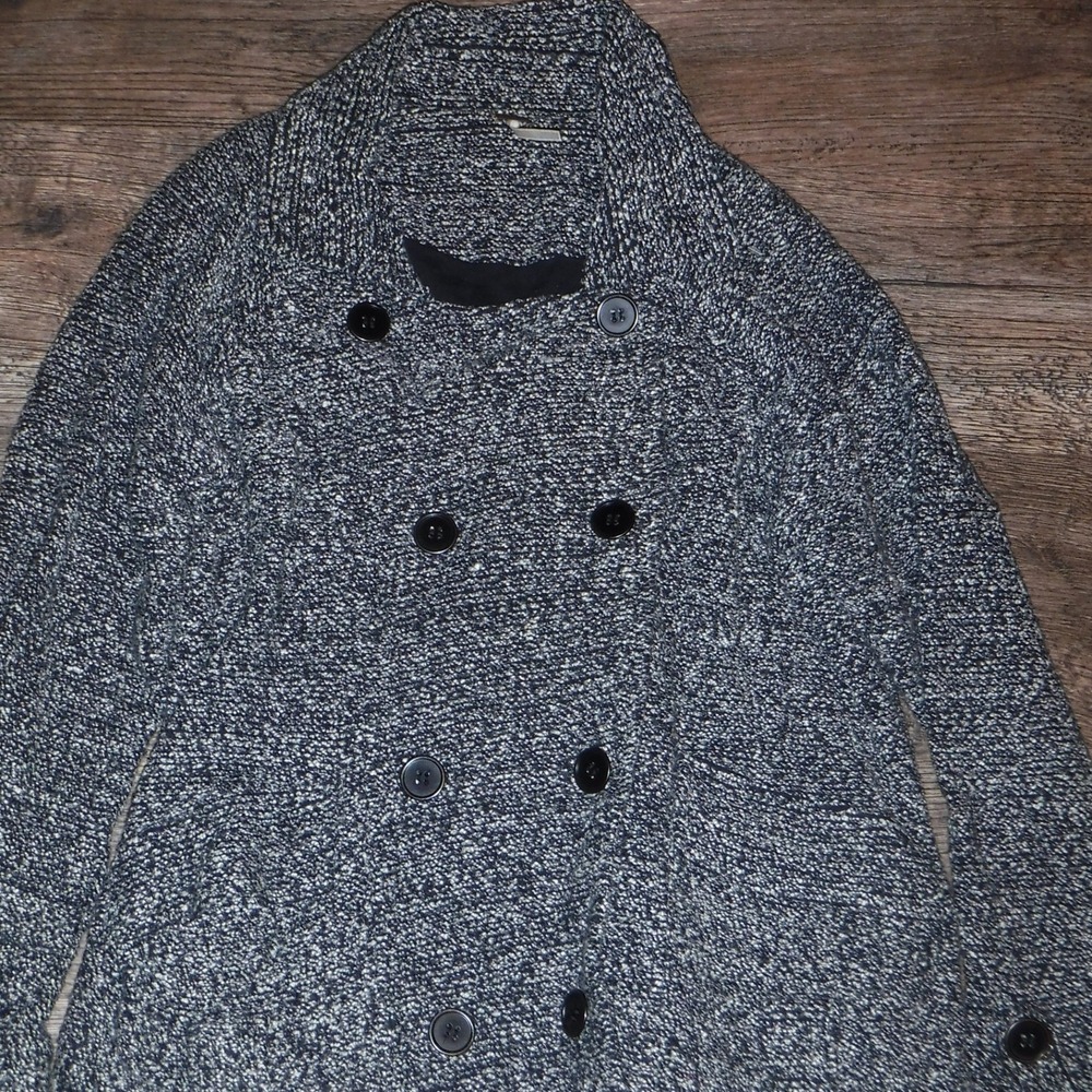 Free People Women's‎ Gray Knit Button Front Cardigan Sweater Jacket - Picture 3 of 11